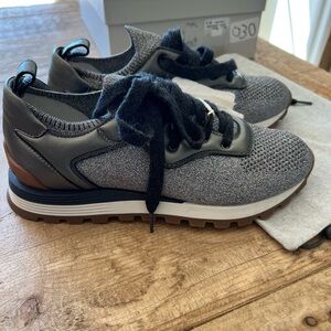 Brunello Cucinelli Monili Sneakers, NEW. Never worn with tags, box and shoe bag